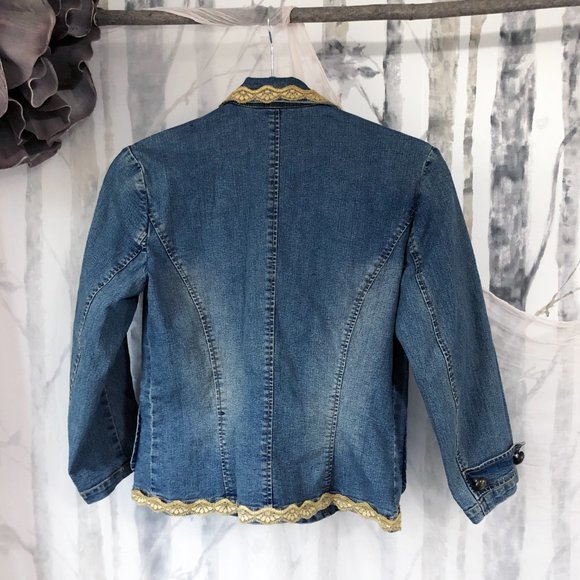 Simon Chang denim blazer - Picture 2 of 10